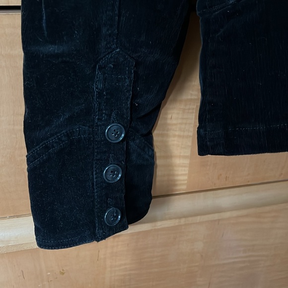 Jag Jeans Black Velvet Corduroy Jacket Size Large - Picture 4 of 6